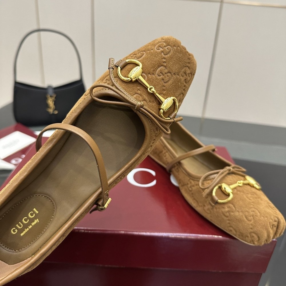 Gvc*1 Women’s Horsebit Ballet Flat Brown 814413 Aaeen 2808