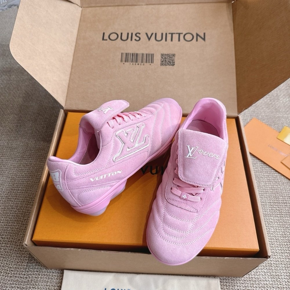 L0vis Vvtt0n Lv Footprint Soccer Pink 1Ahtyk
