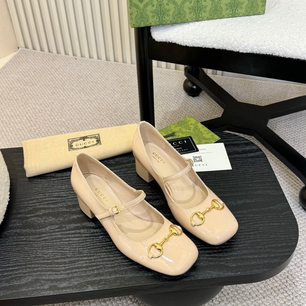 Gvc*1 Women Mid Heel Slingback With Horsebit Beige 94855 C9D00 6705