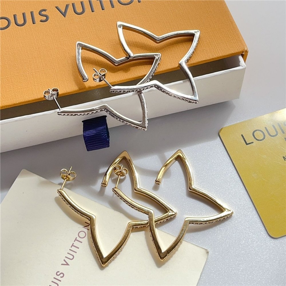 L0vis Vvtt0n Ombre Blossom Xl Hoops Pink Gold Q06969