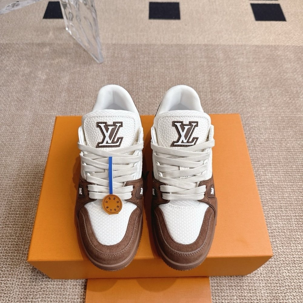 L0vis Vvtt0n Lv Trainer Sneaker Marron 1Ahtlp