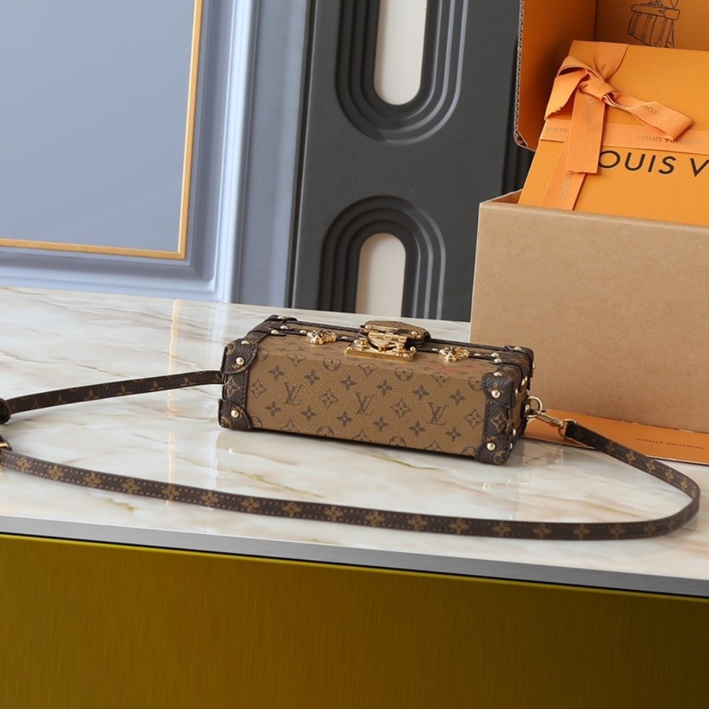 L0vis Vvtt0n Petite Malle Monogram Reverse Brown 20Cm M45960