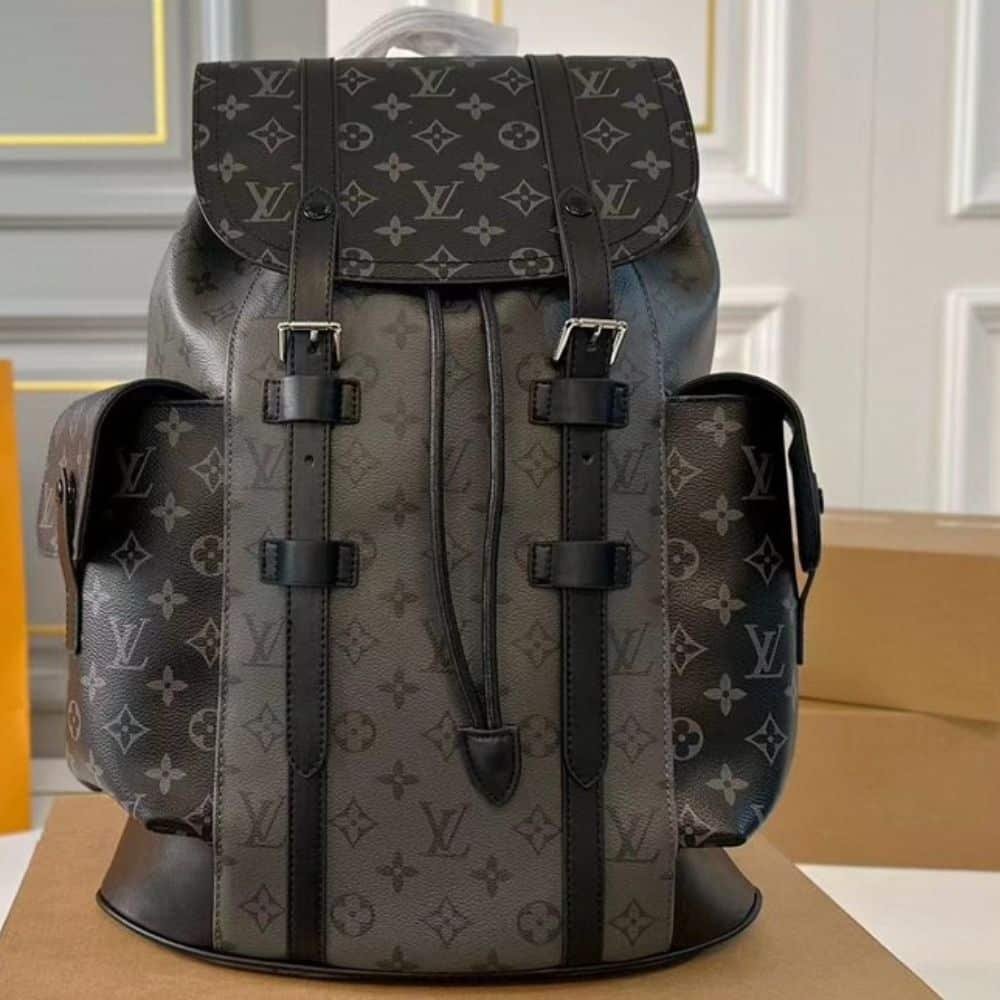 L0vis Vvtt0n Christopher PM Backpack Monogram Eclipse Black 39Cm M46331