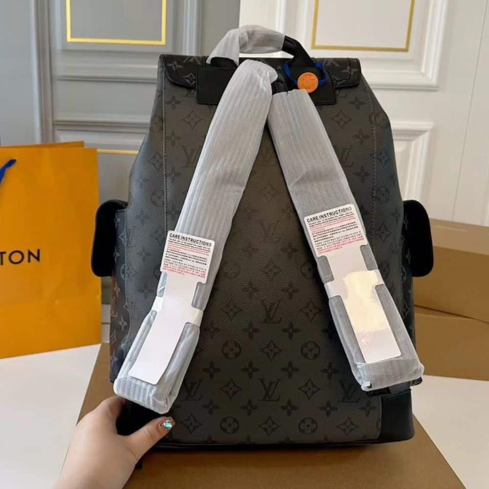 L0vis Vvtt0n Christopher PM Backpack Monogram Eclipse Black 39Cm M46331