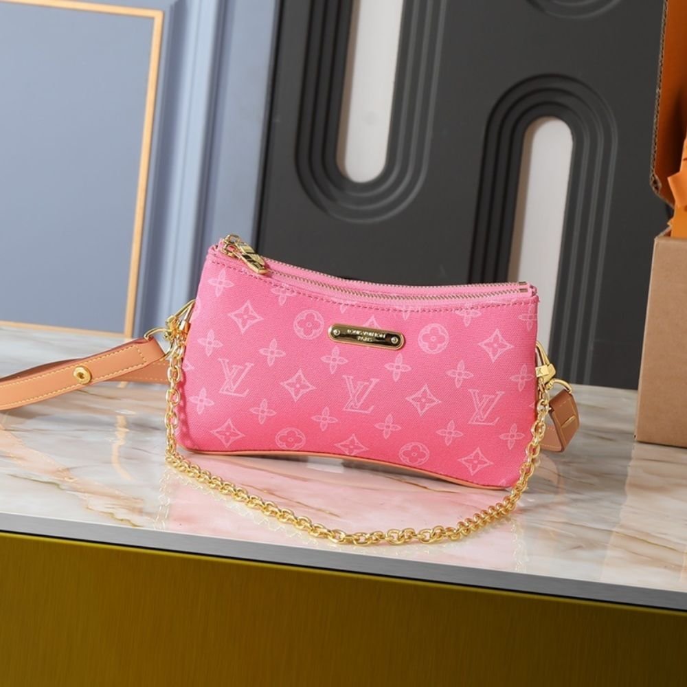 L0vis Vvtt0n Pochette Liv Rose Ruban 24Cm M27719