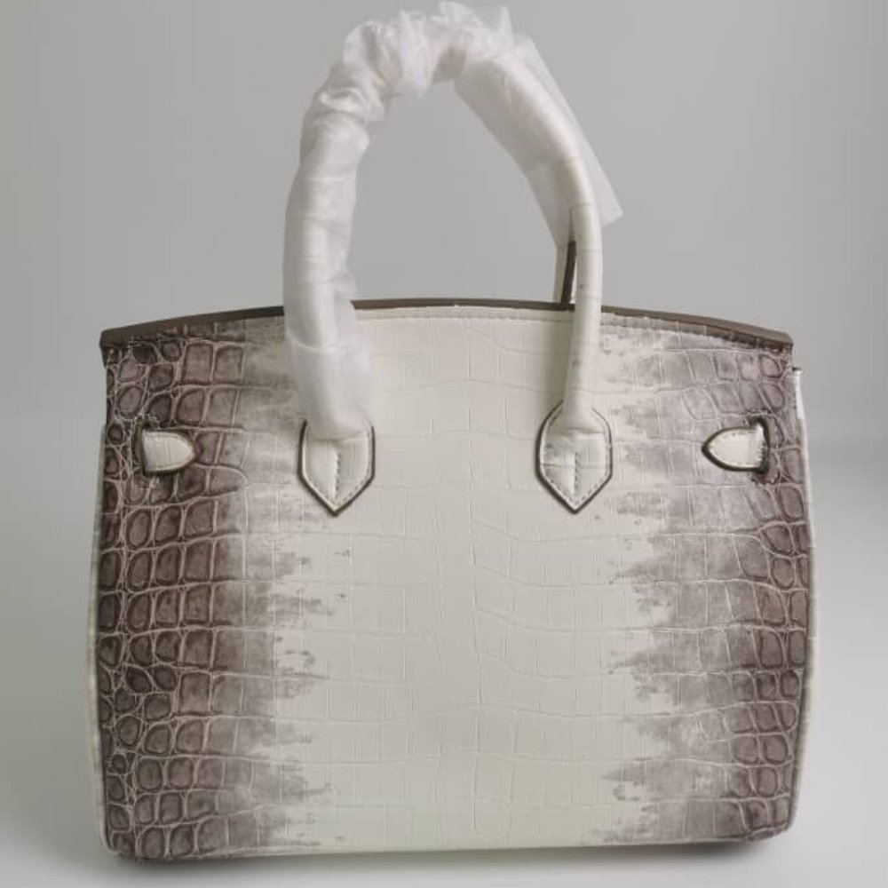 H**me5 Birkin 30 Niloticus Himalaya Blanc Finish Gold Kelly 30Cm