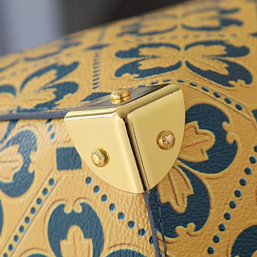 L0vis Vvtt0n Speedy Trunk 25 Blue And Gold 27Cm M27411