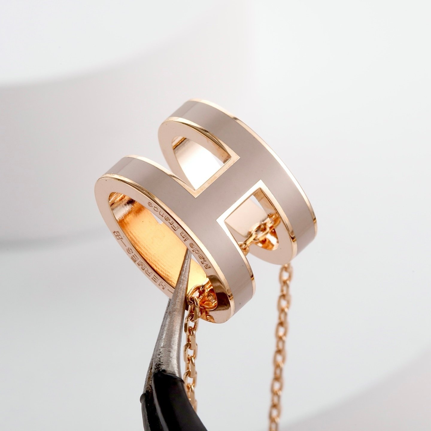 H**me5 Mini Pop H Pendant Grey And Gold H147992Fo55