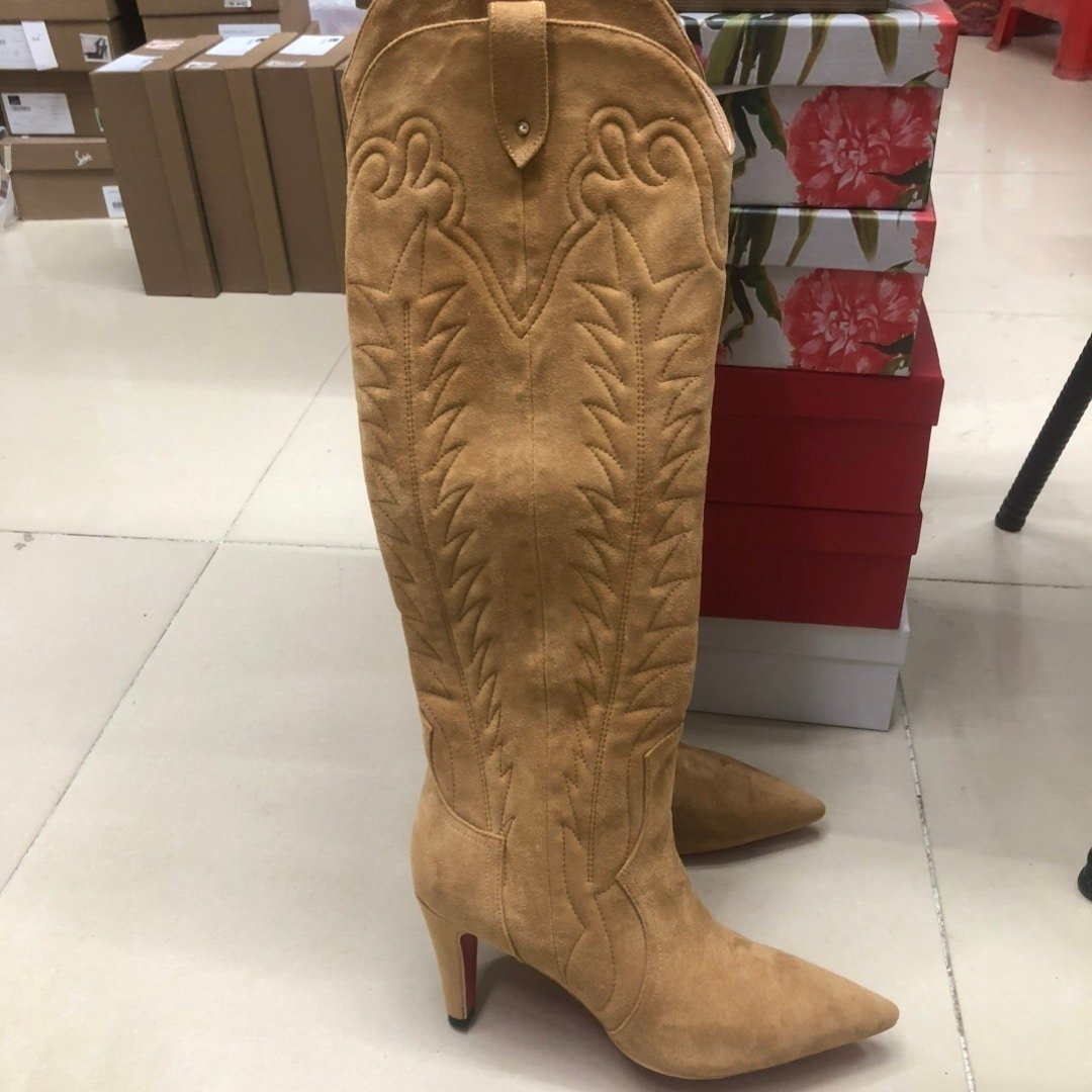 Chr1st1an Louboutin Santia Botta 85 Boots Lionne 3240899F486