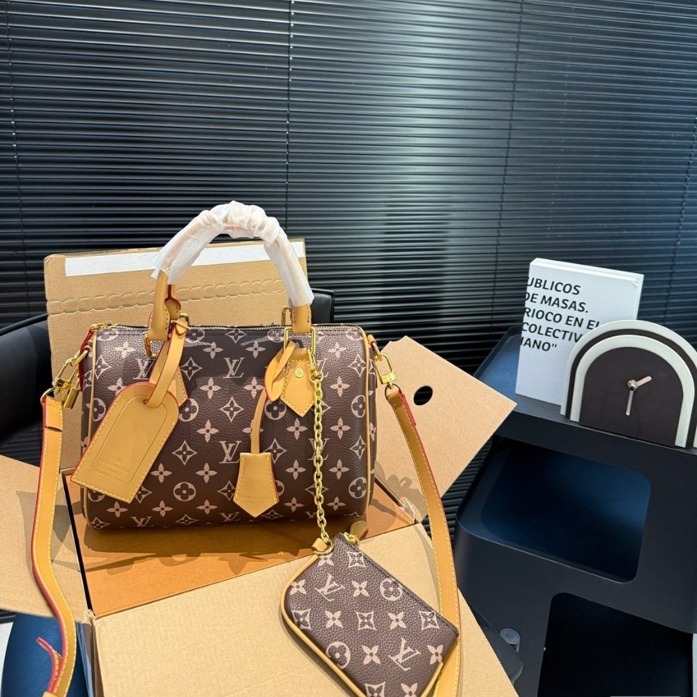 L0vis Vvtt0n Speedy P9 Bandoulière 25 Monogram Brown 25Cm M24443