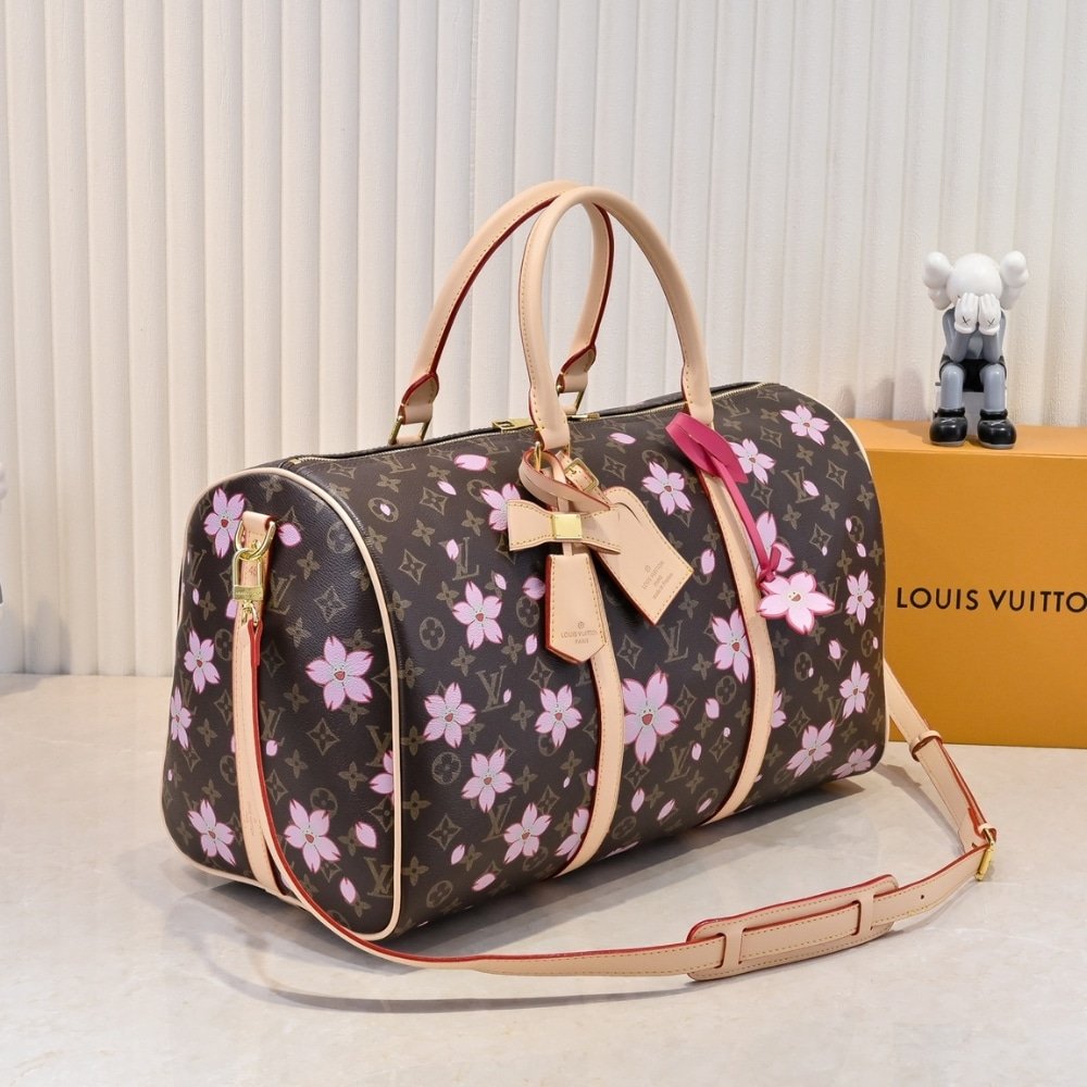 L0vis Vvtt0n X Takashi Murakami Keepall Bandoulière 45 Brown 45Cm M13752