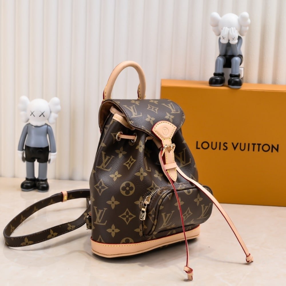 L0vis Vvtt0n Montsouris MM Backpack Brown 25Cm M11197