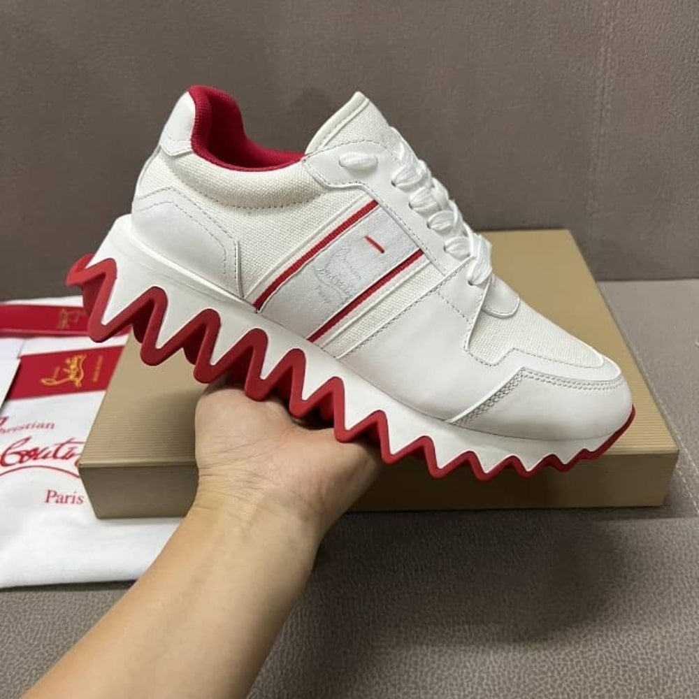 Chr1st1an Louboutin Nastroshark Sneaker White