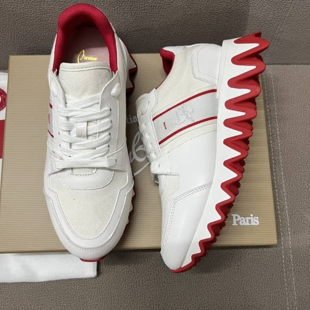 Chr1st1an Louboutin Nastroshark Sneaker White