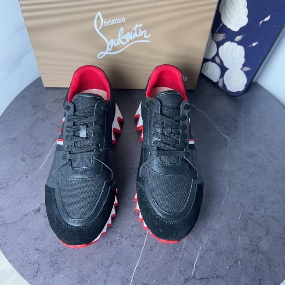 Chr1st1an Louboutin Nastroshark Sneaker Black