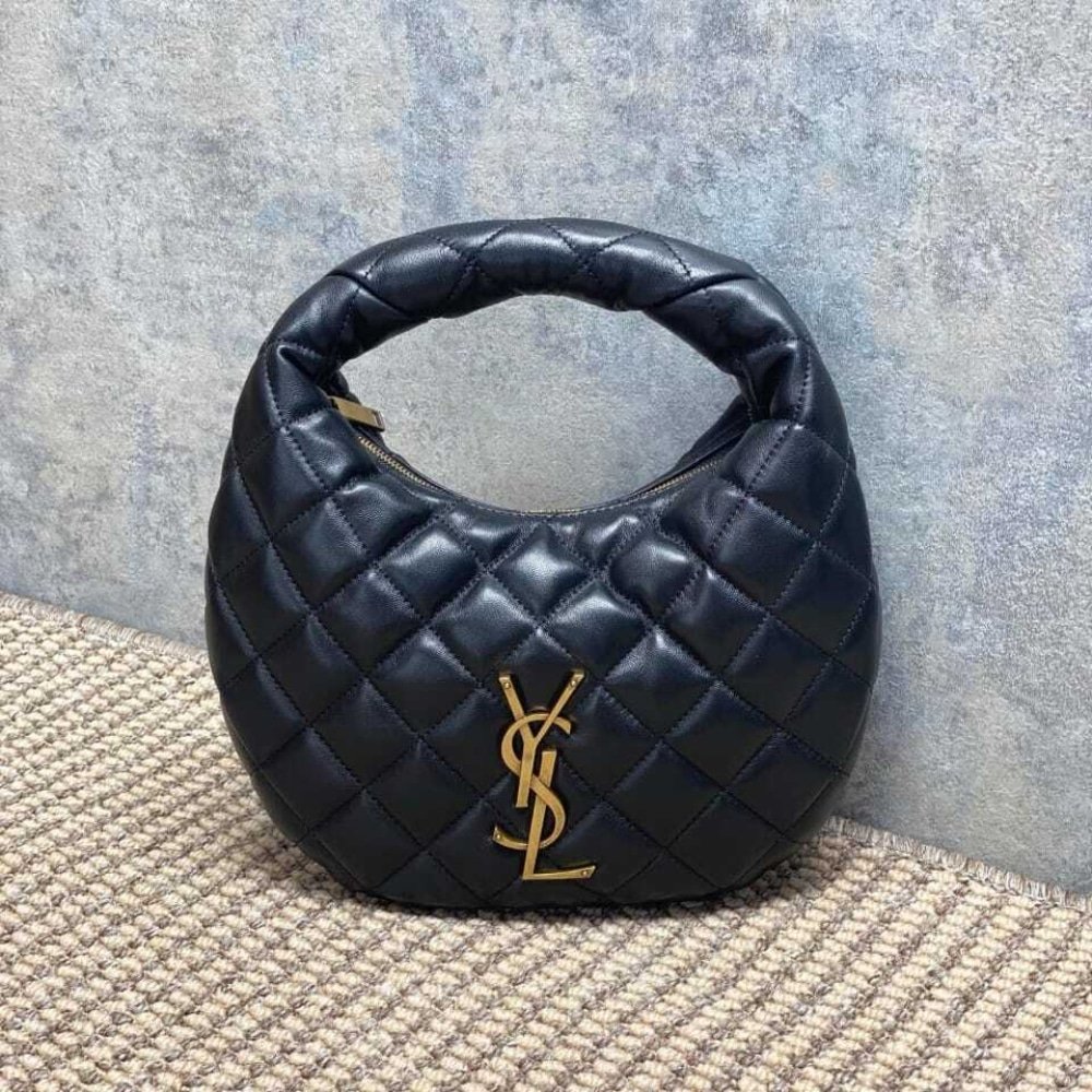 [S*per Vip 1:1] – Sa1nt Lau*nt Icarino In Quilted Nappa Leather Black 17Cm 851689Aaang1000