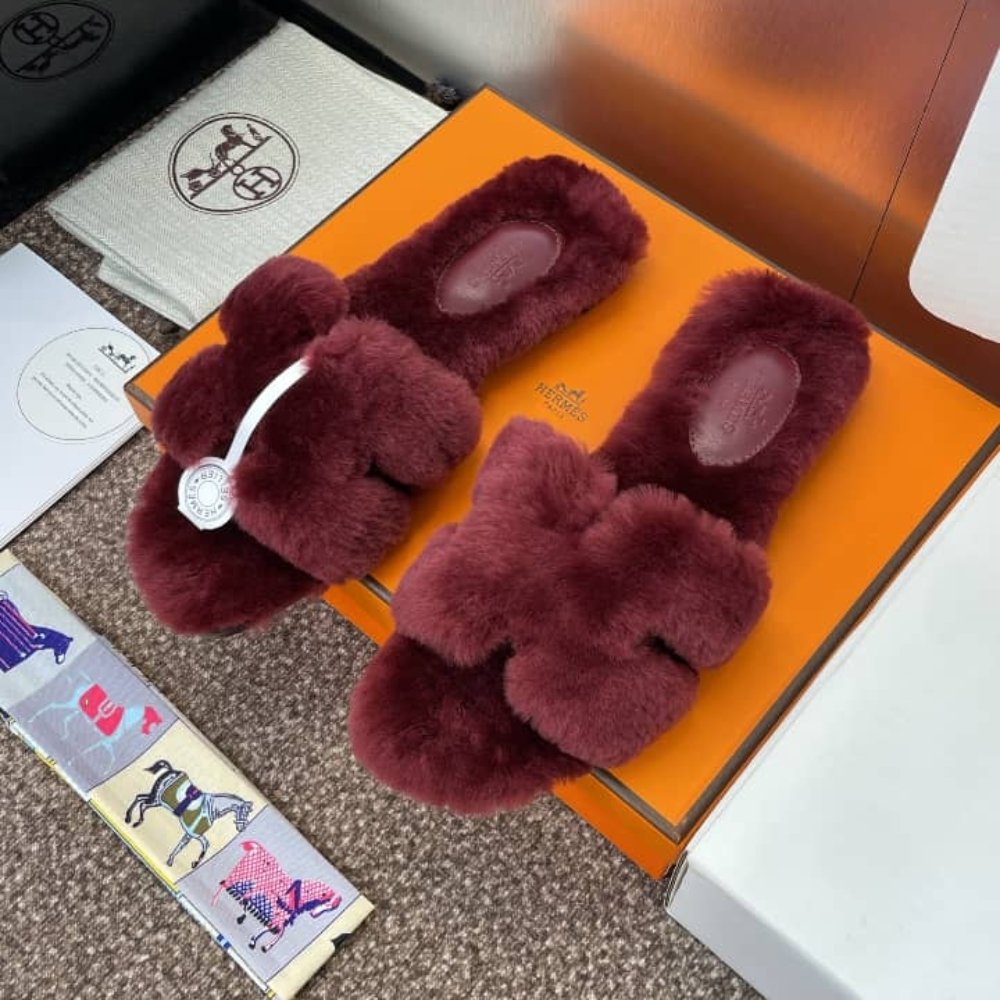 [S*per Vip 1:1] H**me5 Oran Sandal Rouge H Burgundy H231288Z L1350