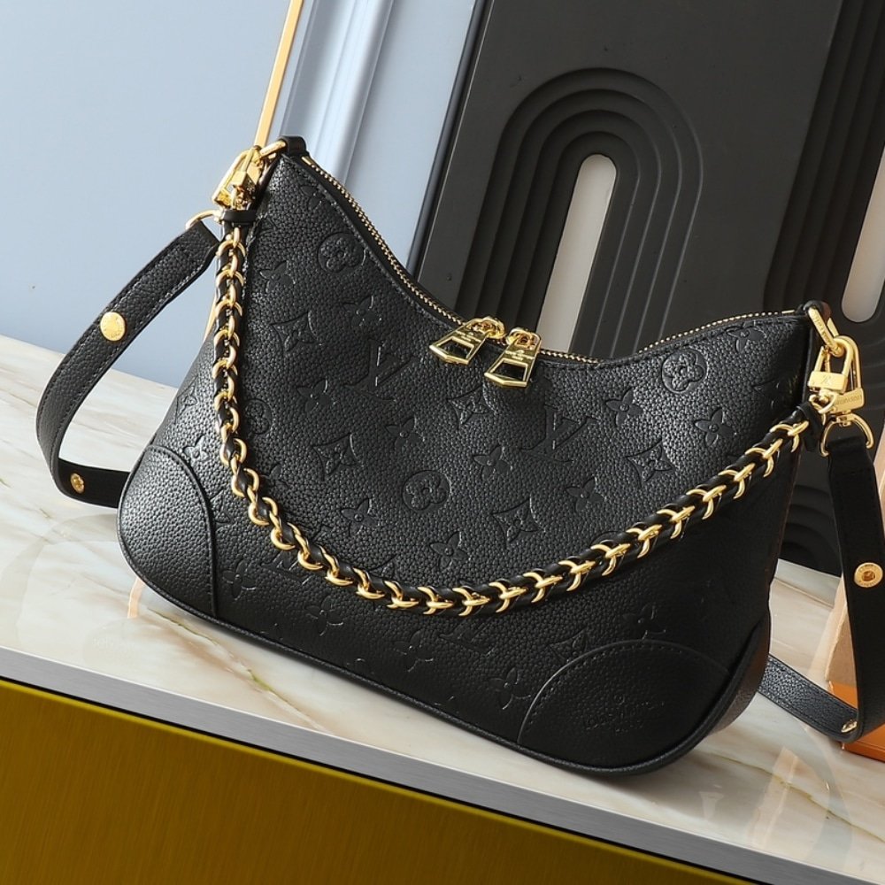 L0vis Vvtt0n Boulogne Monogram Empreinte Leather Black 29Cm M12930