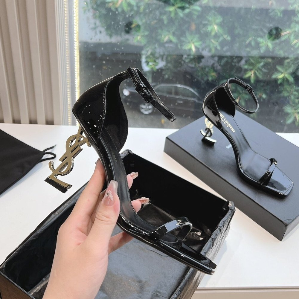 Sa1nt Lau*nt Opyum Sandals In Black 5576620Npkk1000