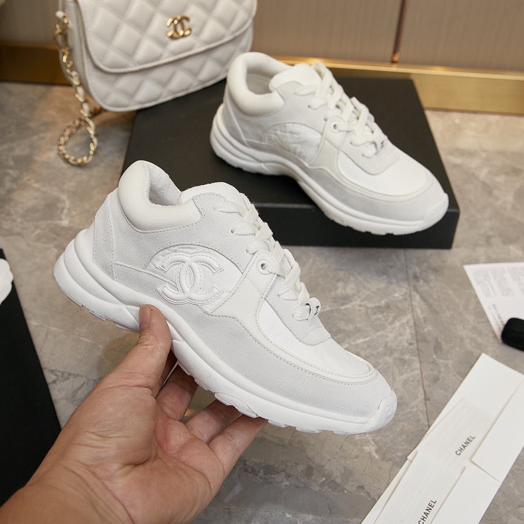 Ch**el Cc Suede White G33745 Y52846 0G975