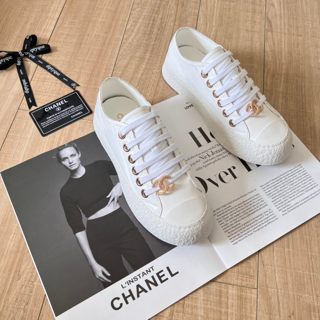 Ch**el Women’S Sneaker Cc Trainers In White