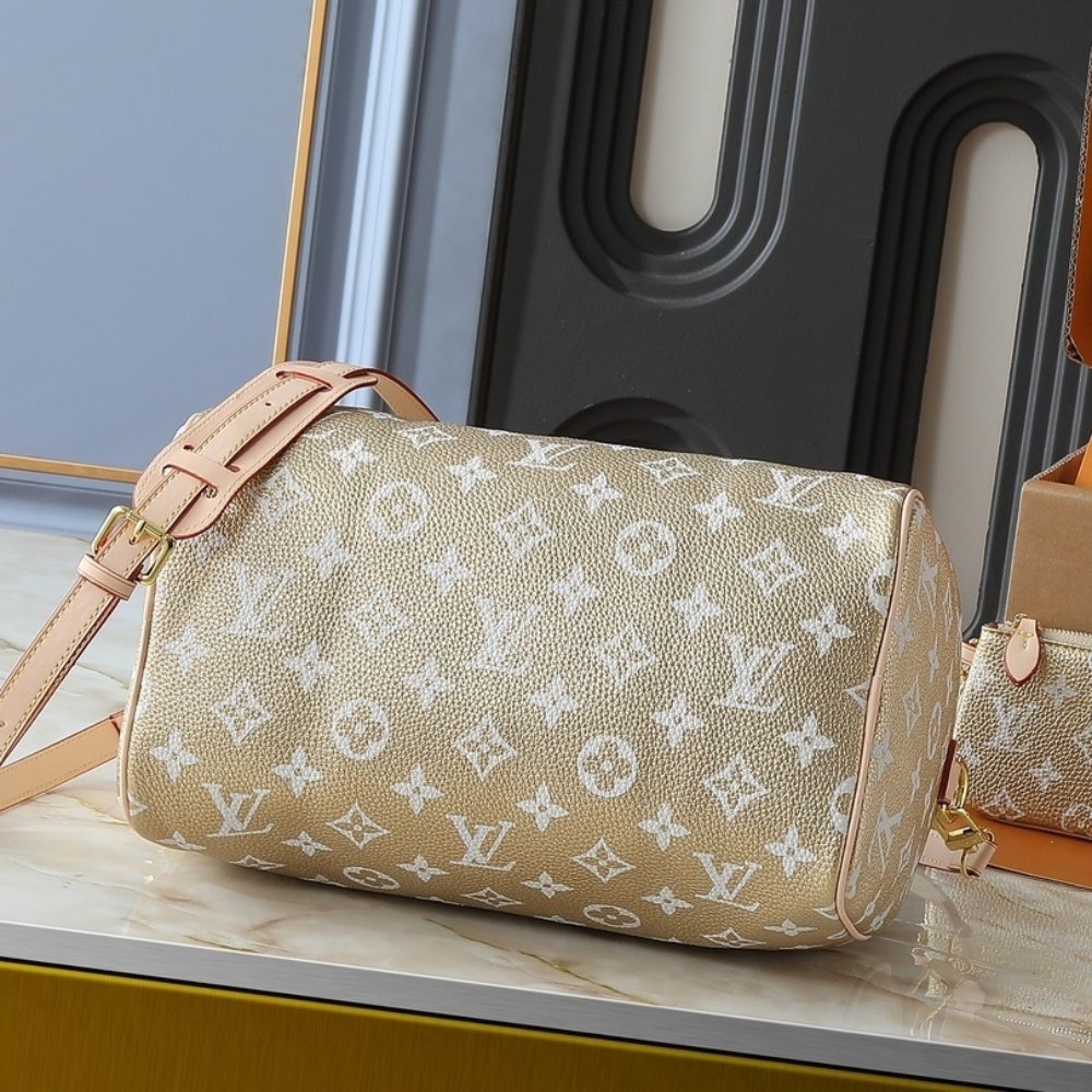 L0vis Vvtt0n Speedy P9 Bandoulière 30 Kinsugi Gold 30Cm M15283