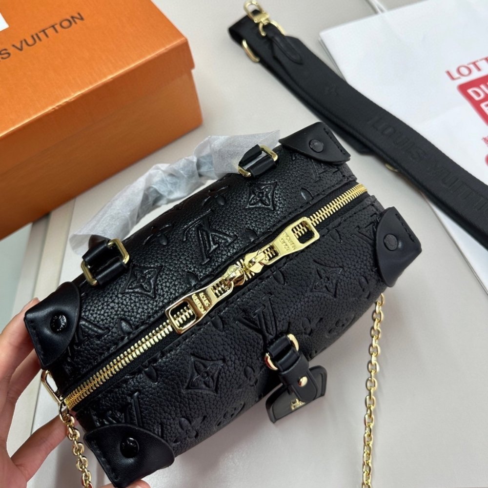 L0vis Vvtt0n Petite Malle Souple Monogram Bag Black 20Cm M45393