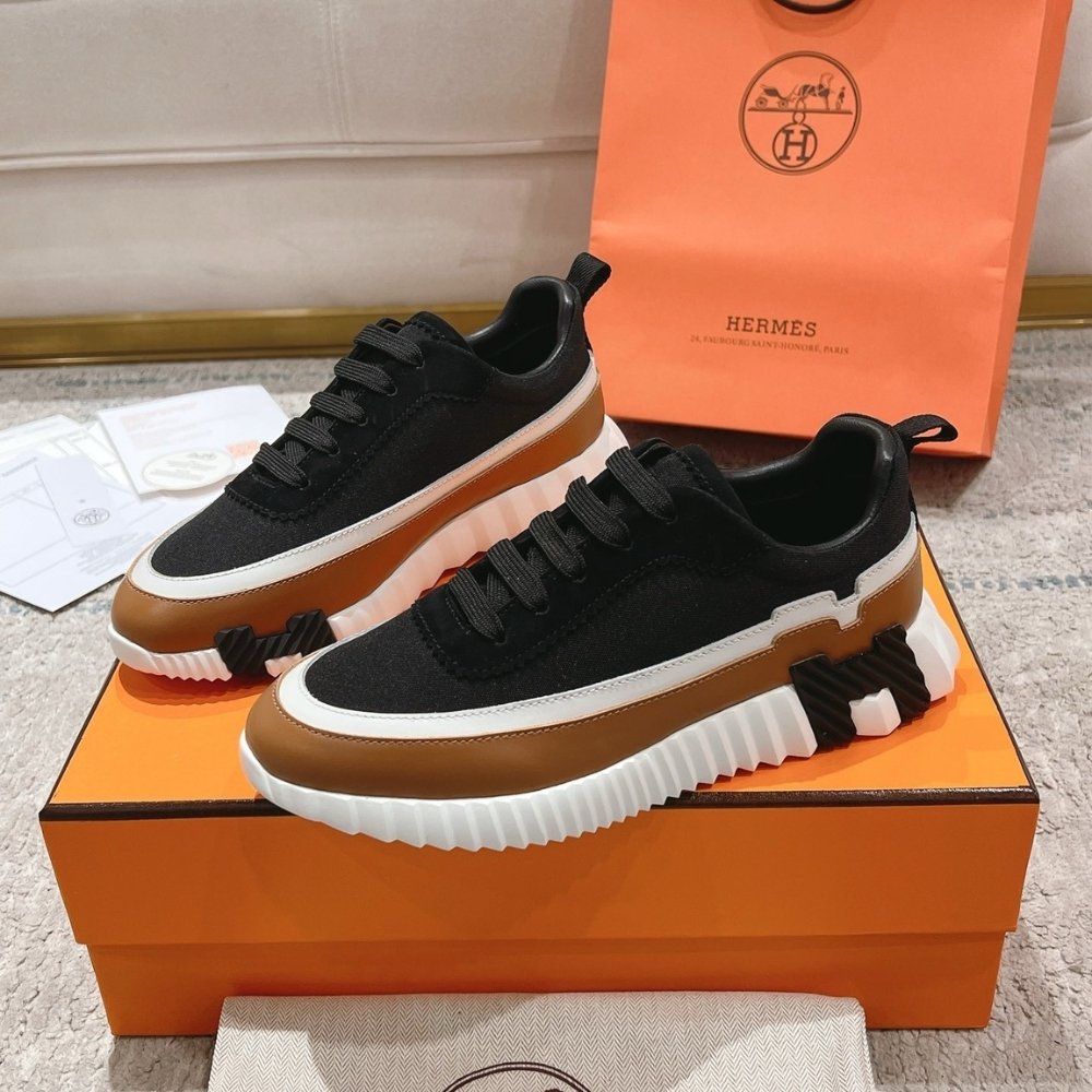 H**me5 Bouncing Sneaker Black And Brown H242087Z 02340