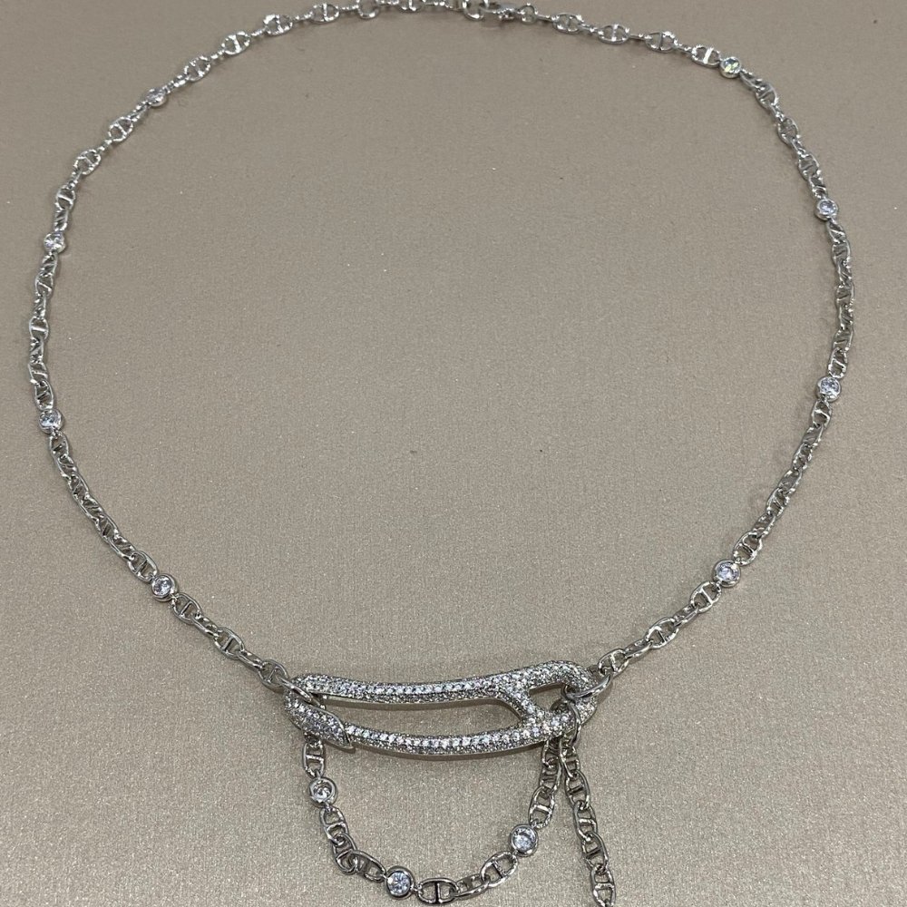 H**me5 Chaine Dancre Punk Necklace Silver