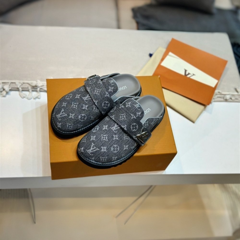 L0vis Vvtt0n Lv Cosy Comfort Mule Gray 1Agvp3