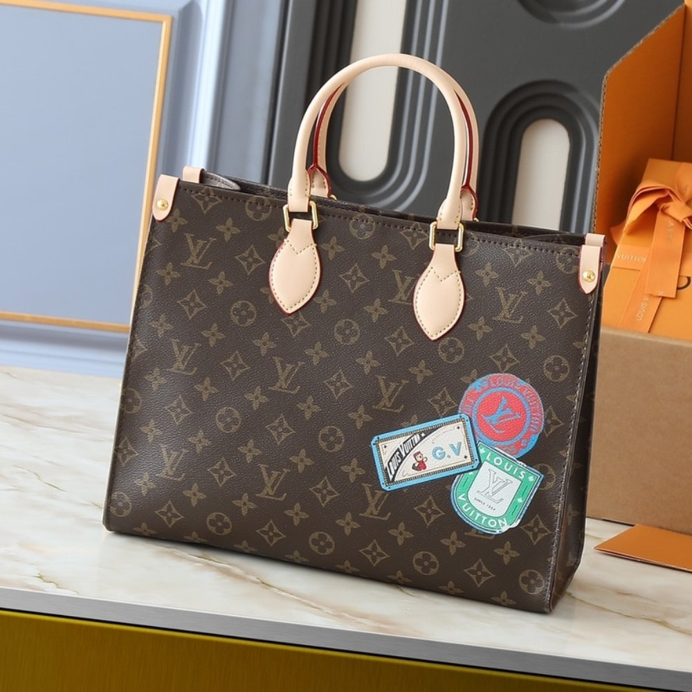 L0vis Vvtt0n On The Go MM Mon Monogram Brown 35Cm P01898
