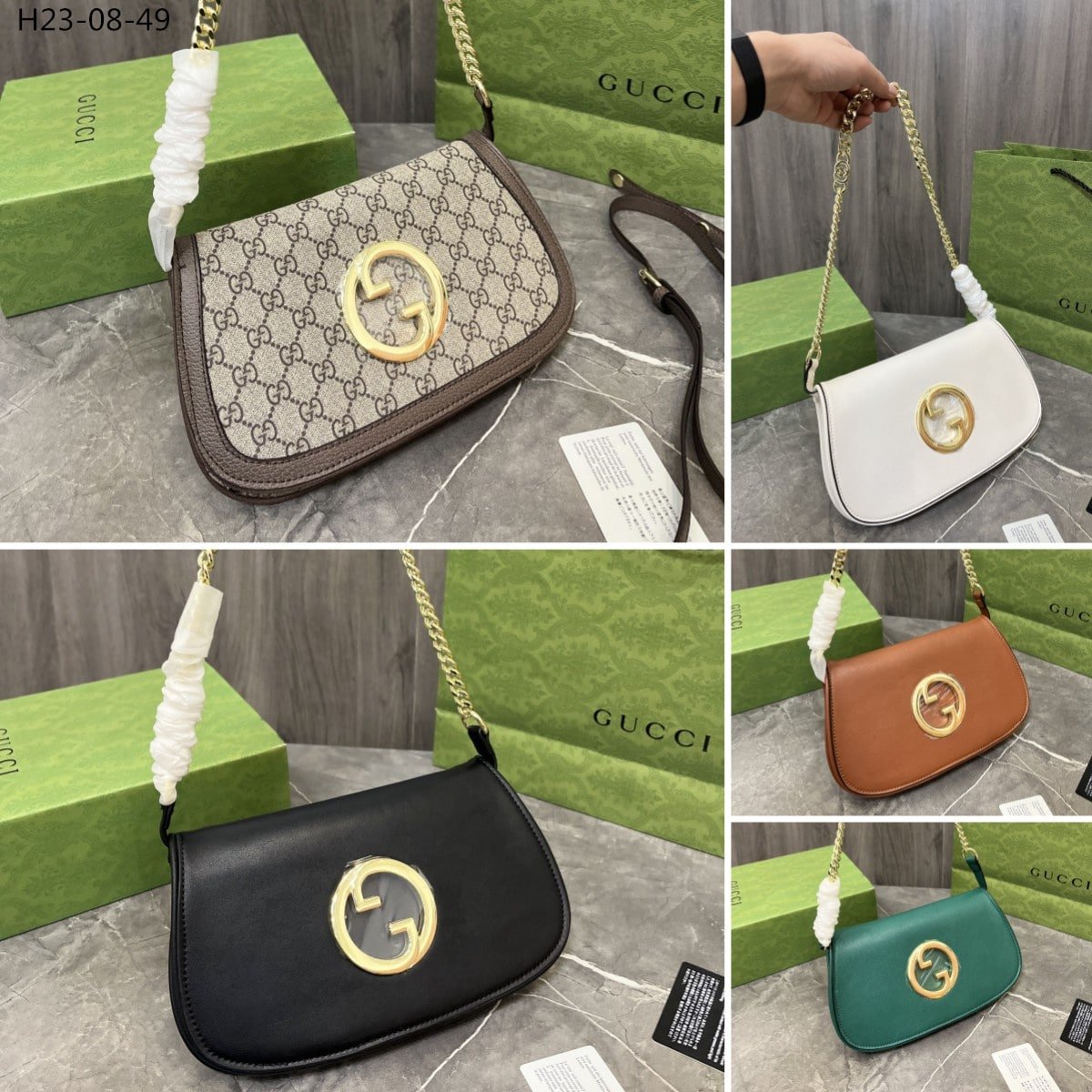 Gvc*1 Blondie Shoulder Bag Brown 28Cm 699268 Uxx0G 2535