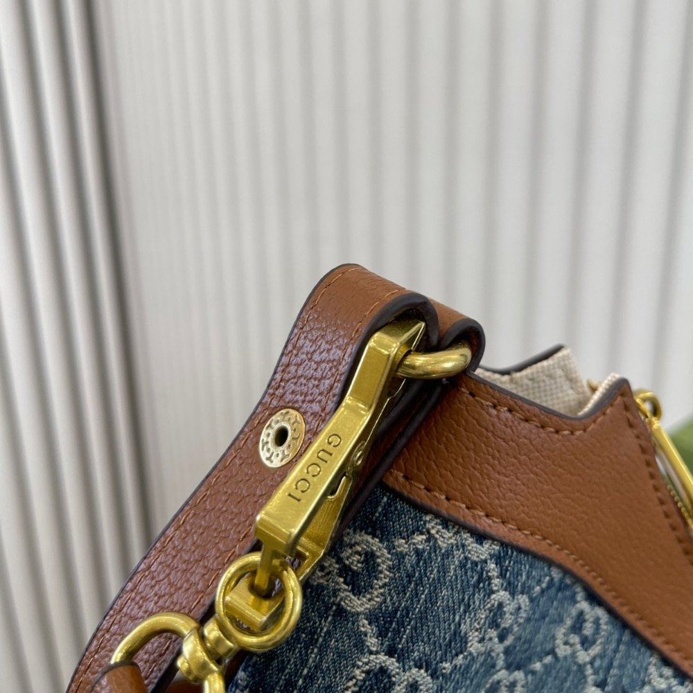 Gvc*1 Ophidia Small Shoulder Bag Blue 42Cm