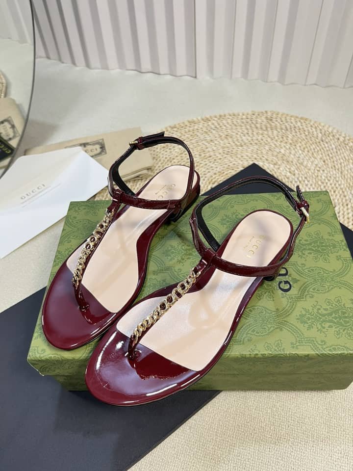 Gvc*1 Signoria Thong Sandal Red ‎782415 Bnc00 6207