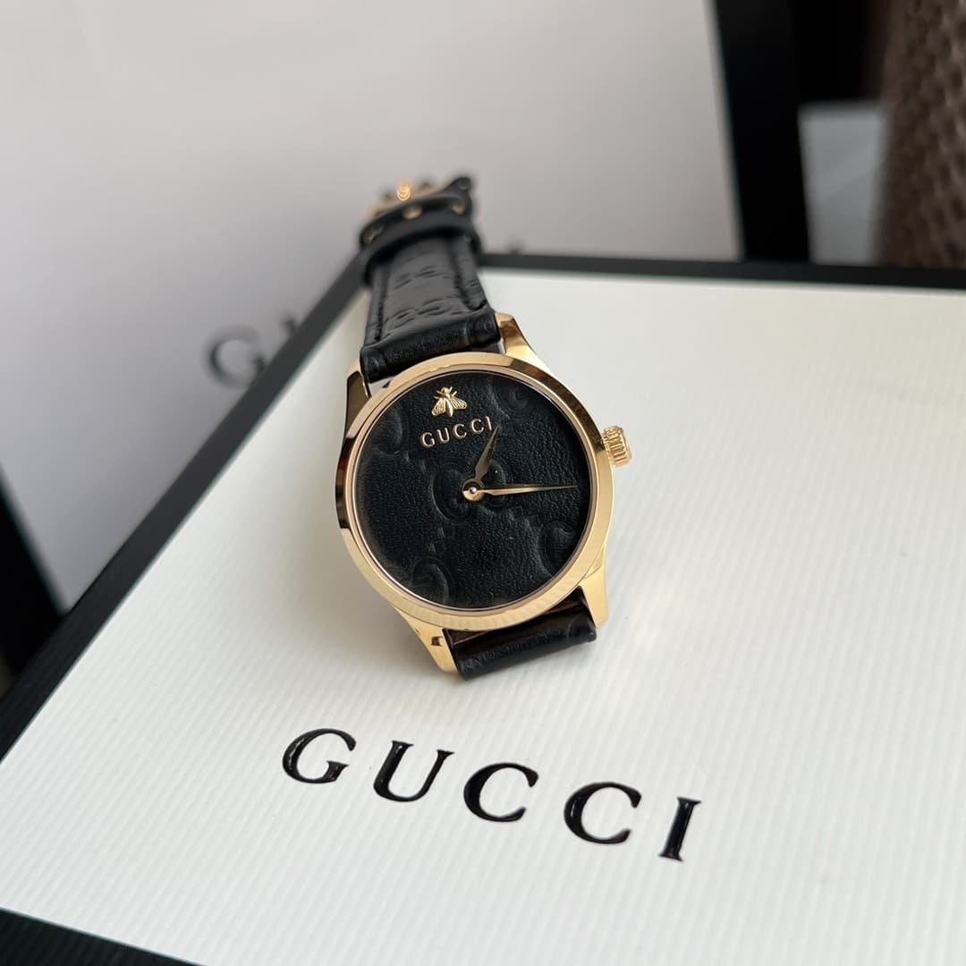 Gvc*1 G Timeless Watch Black Dial 27Mm