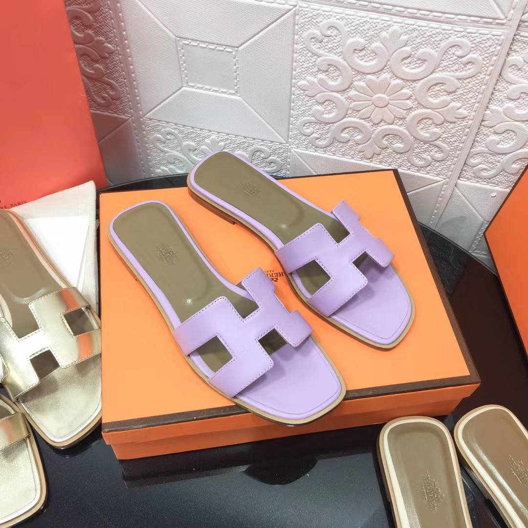 H**me5 Oran Sandal Epsom Violet Amethyste
