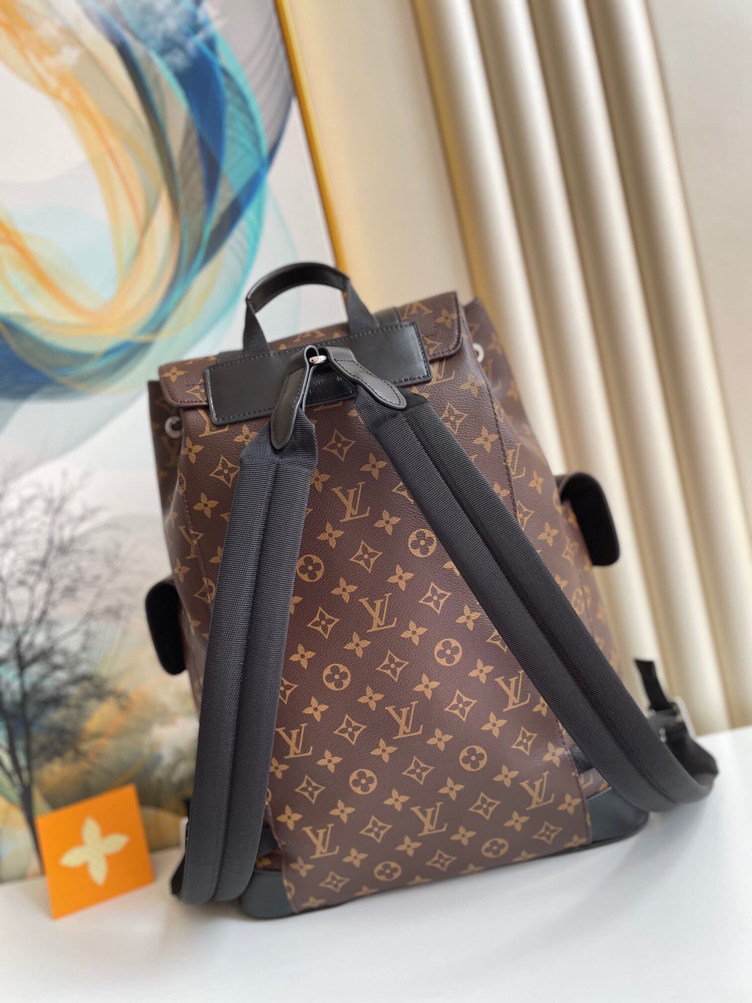 L0vis Vvtt0n Christopher Mm Backpack Monogram Macassar Brown 44Cm M43735