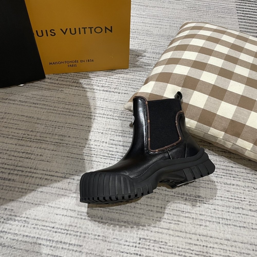 L0vis Vvtt0n Ruby Flat Ankle Boots Black 1Ab0Fo