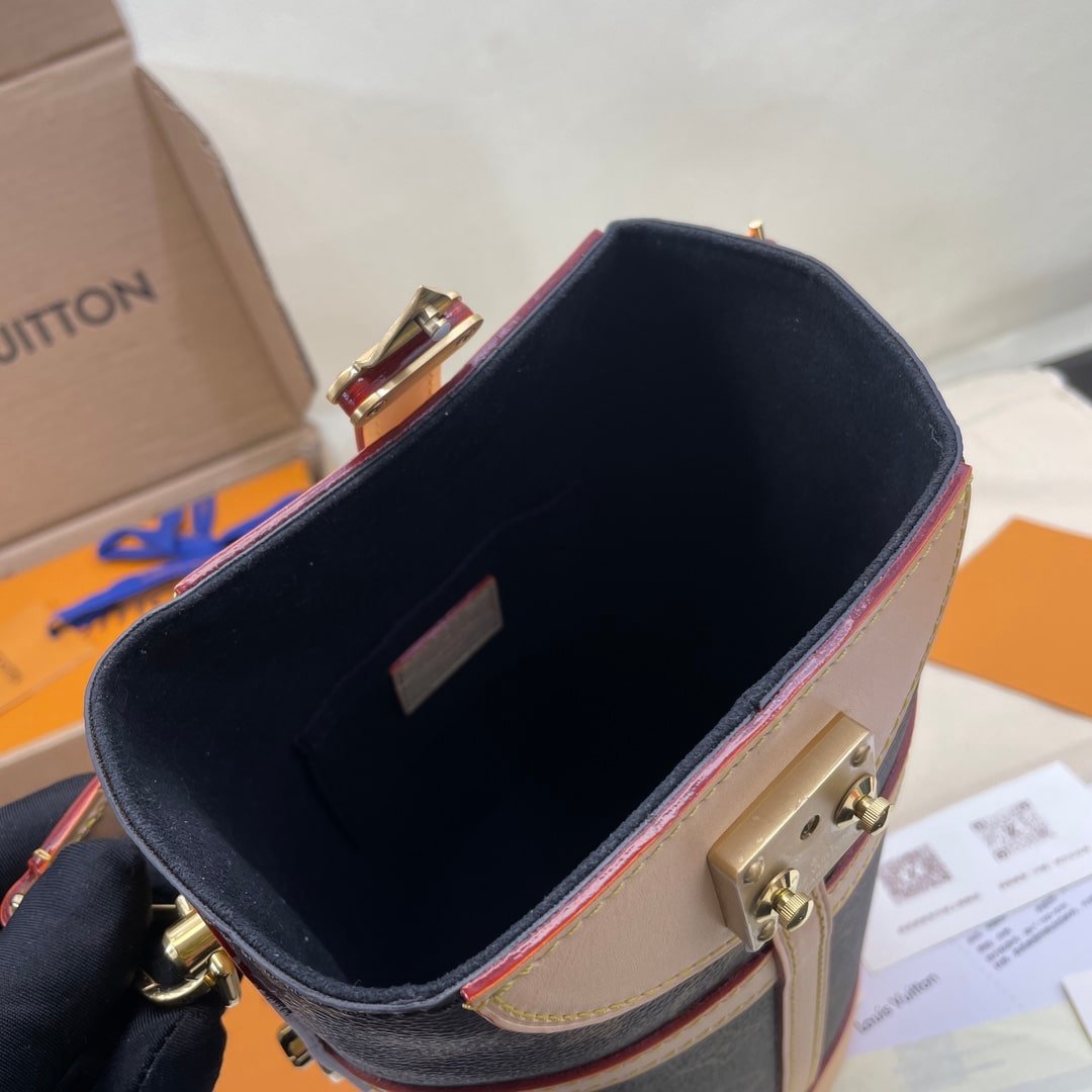 [S*per Vip 1:1] L0vis Vvtt0n Duffle Monogram Coated Canvas Beige 22Cm M43587