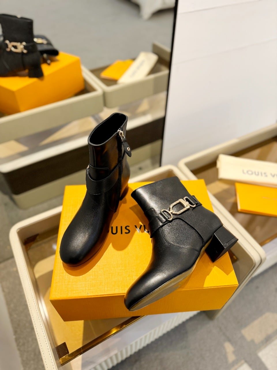 L0vis Vvtt0n Westside Flat Ankle Boot Black 1Ac6Wl
