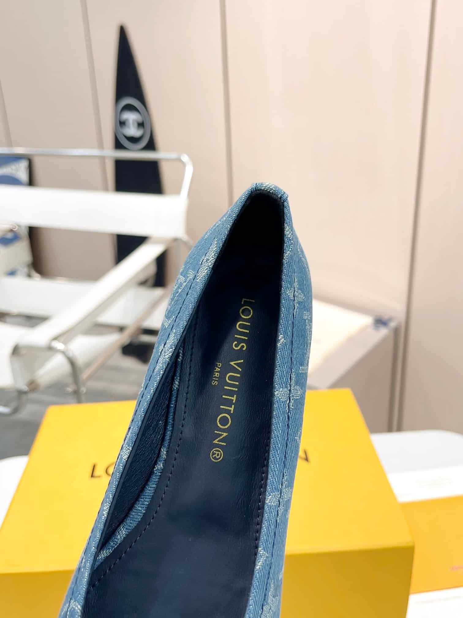 L0vis Vvtt0n Nina Doll Shoes Denim Blue 1Ack91