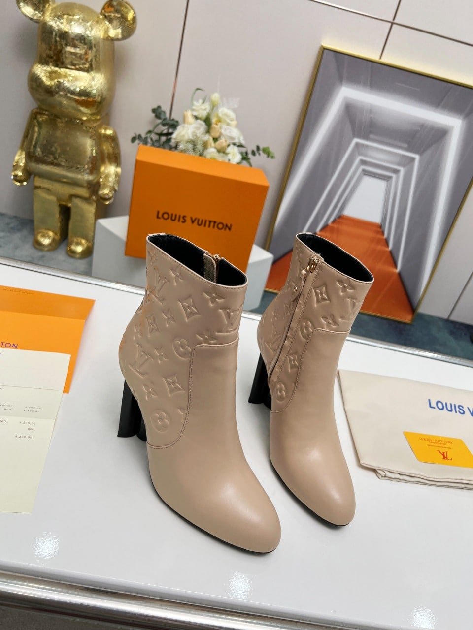 L0vis Vvtt0n Silhouette Ankle Boot Beige