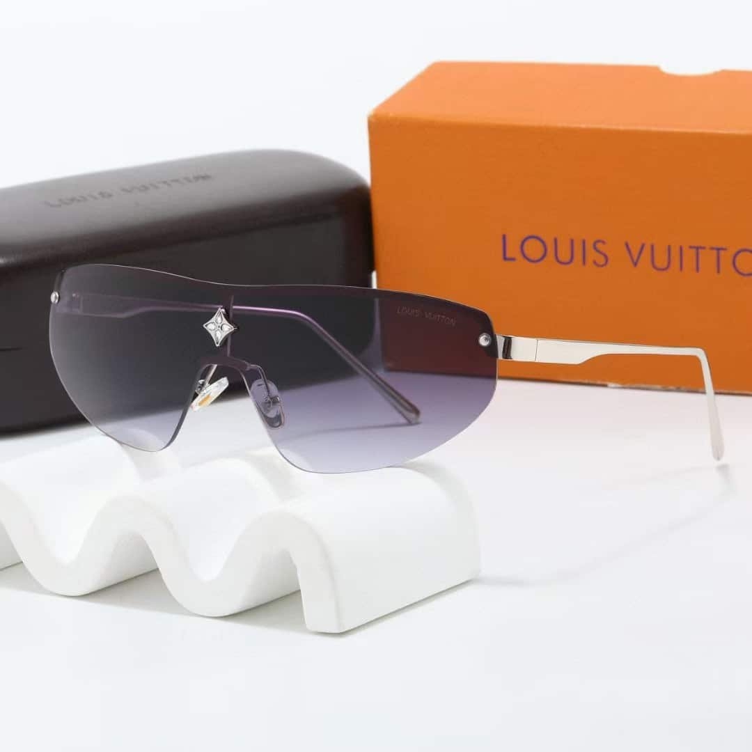 L0vis Vvtt0n Cyclone Mask Sunglasses Purple With Silver
