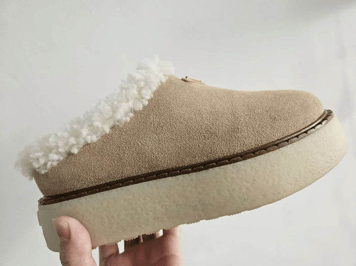 Pra*a Suede Mules Beige 1S715Nfzg50X0O