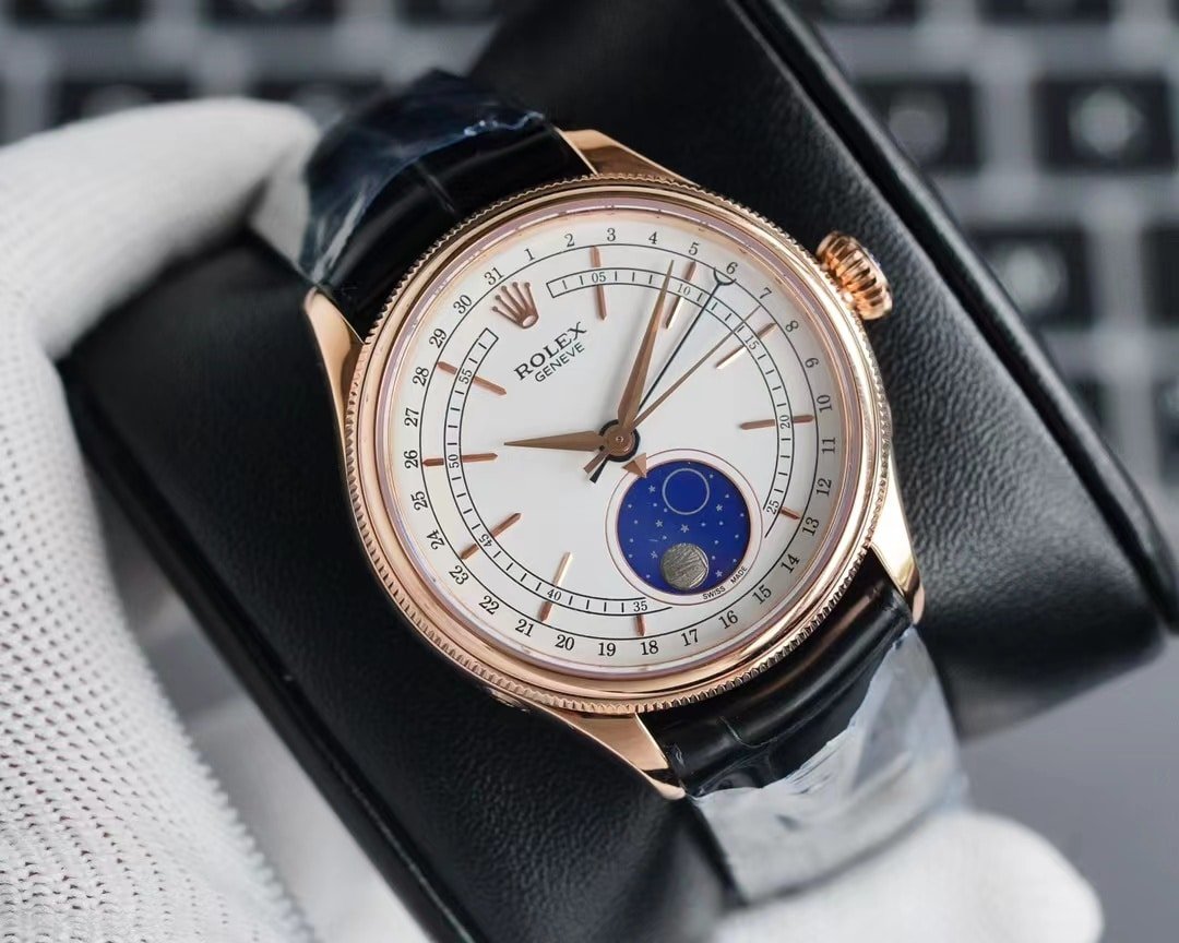 R01ex Cellini Moonphase White 39Mm 50535