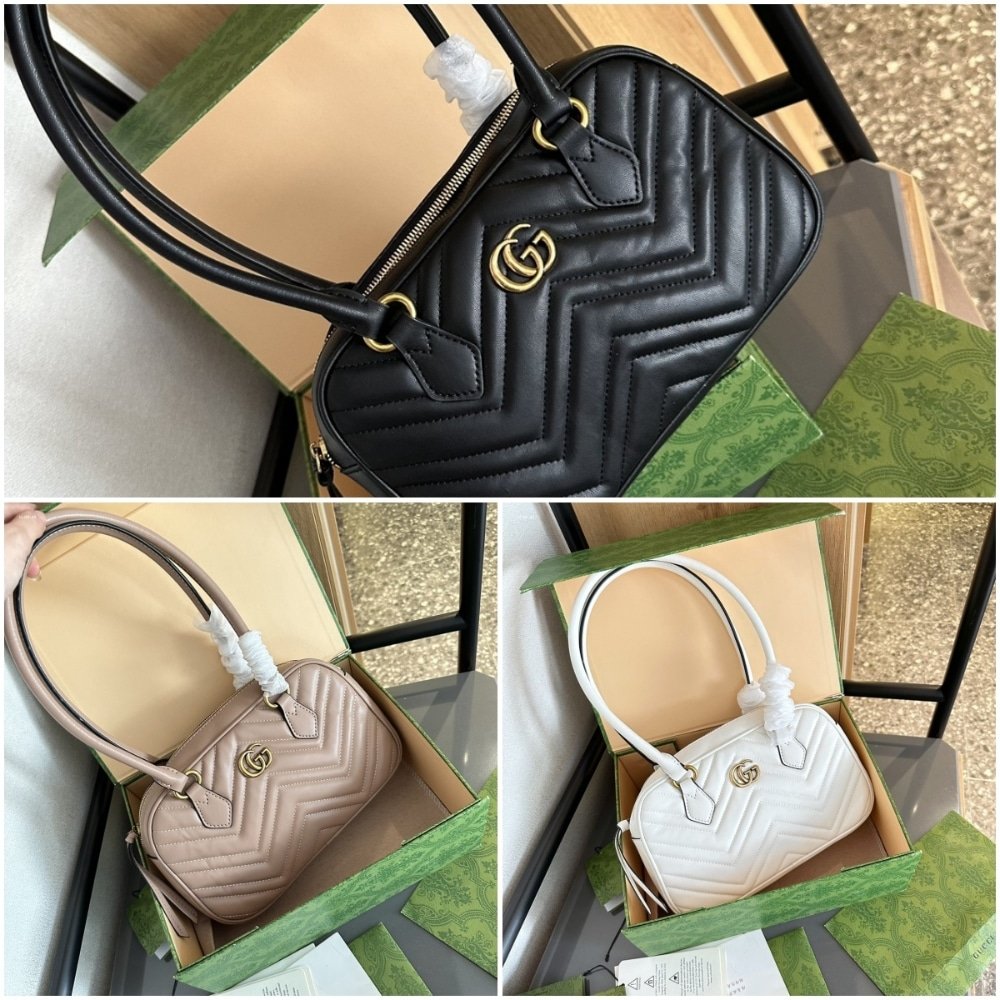 Gvc*1 Marmont Small Top Handle Bag Pink 25Cm