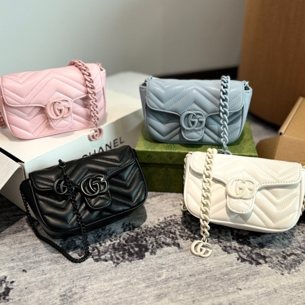 Gvc*1 Gg Marmont Belt Bag Pink 16Cm 699757 Um8Kv 5909