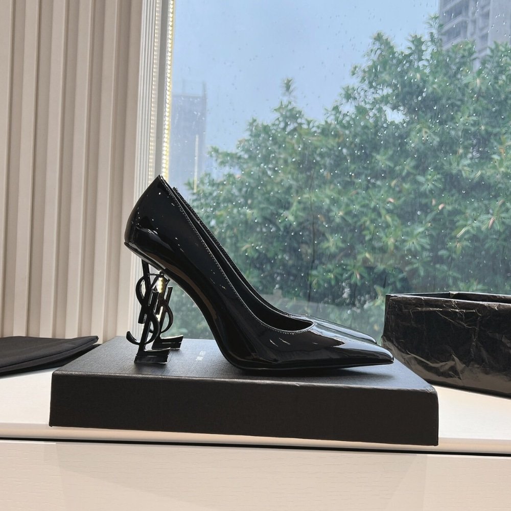Sa1nt Lau*nt Opyum Pumps In All Black 4720110Npvv1000