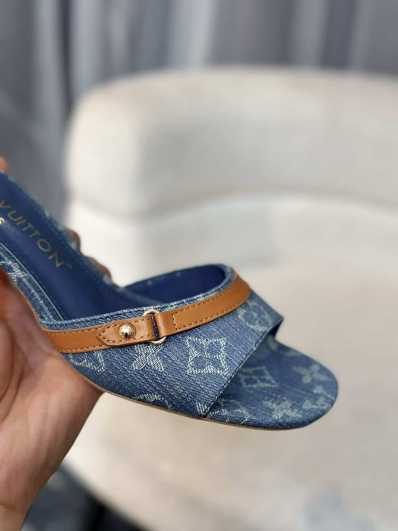 L0vis Vvtt0n Neo Revival Mule Denim Blue 1Acizb