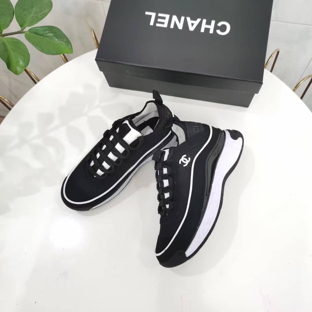 Ch**el Women’S Suede Sneaker Black G39072 Y55826 K4284